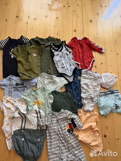 Детские вещи пакетом на мальчика 68 74