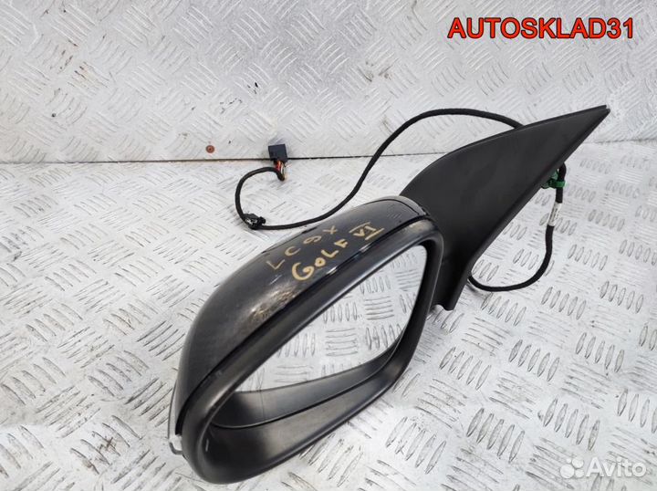 Зеркало левое Volkswagen Golf 6 5K0857507AH
