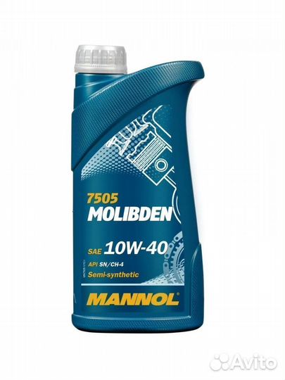 Моторное масло Mannol Molibden 10w40 1л