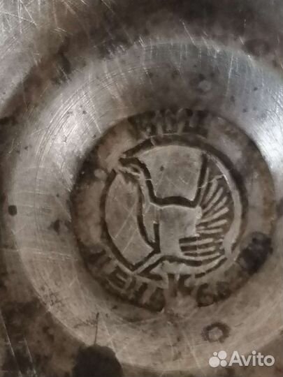 Креманка мельхиор пара Кольчугино СССР