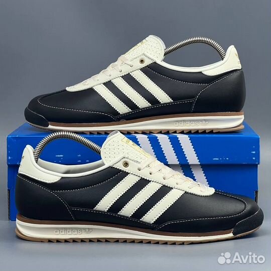 Кроссовки мужские Adidas SL 72 Core Black Leather