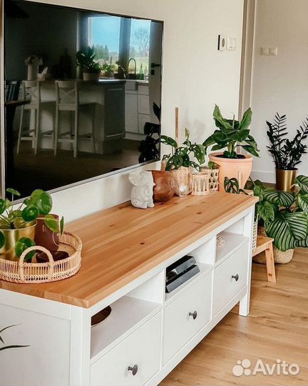 Тумба под тв IKEA хемнес 148см