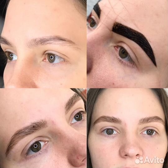 Архитектура и окрашивание бровей, окрашивание ресн