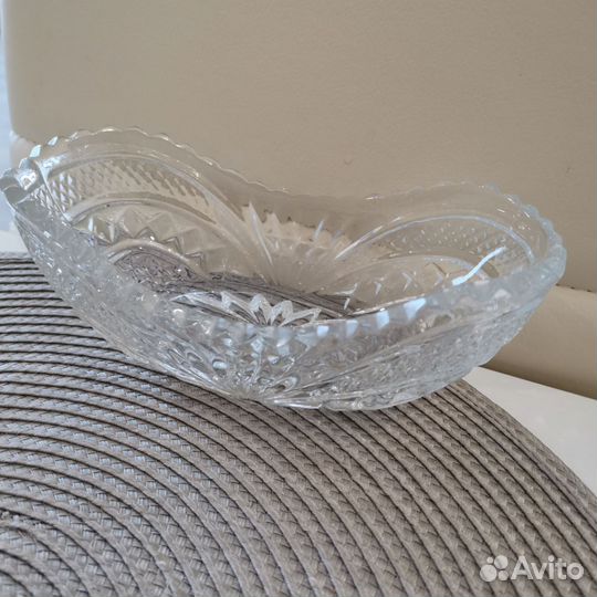 Хрустальная ваза советская