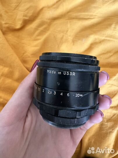 Объектив helios 44 2