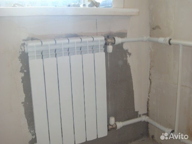 Замена унитазов. Монтаж радиаторов. Разводка труб