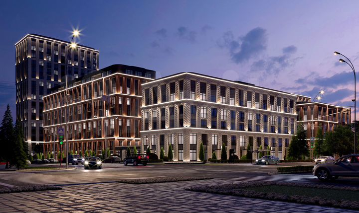 2-к. квартира, 77,8 м², 8/12 эт.