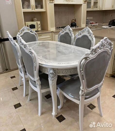 Стол Роза мрамор (Уфа)