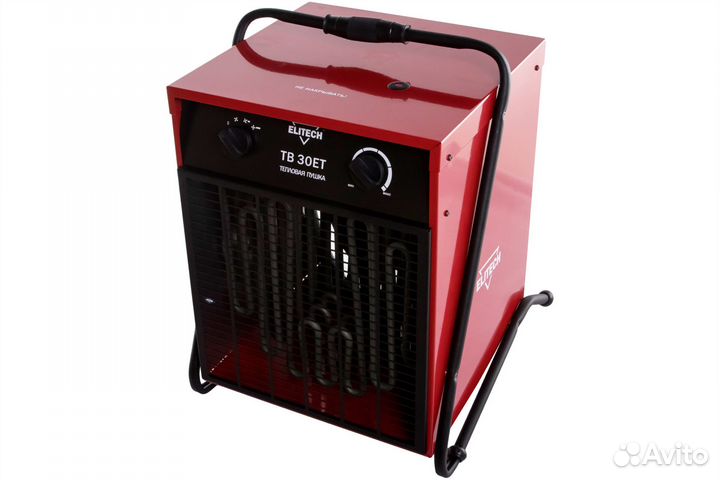 Тепловентилятор elitech тв 30ет