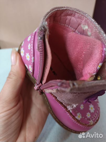 Ботинки демисезонные для девочки 20 размер