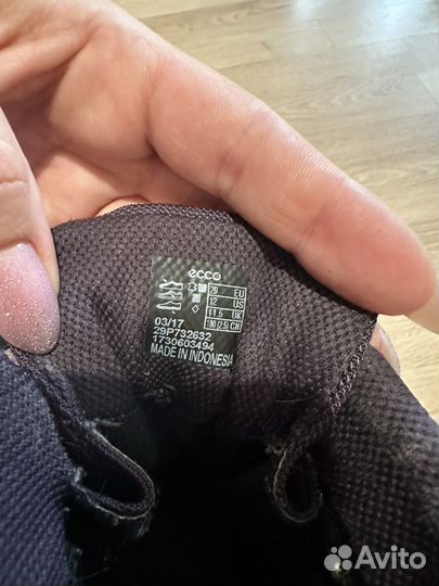 Ботинки зимние ecco