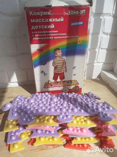 Массажный коврик для формирования правильной стопы
