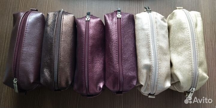 Косметичка кожаная новая