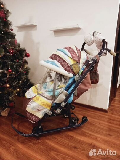 Санка коляска Nika 73 (скандинавский)