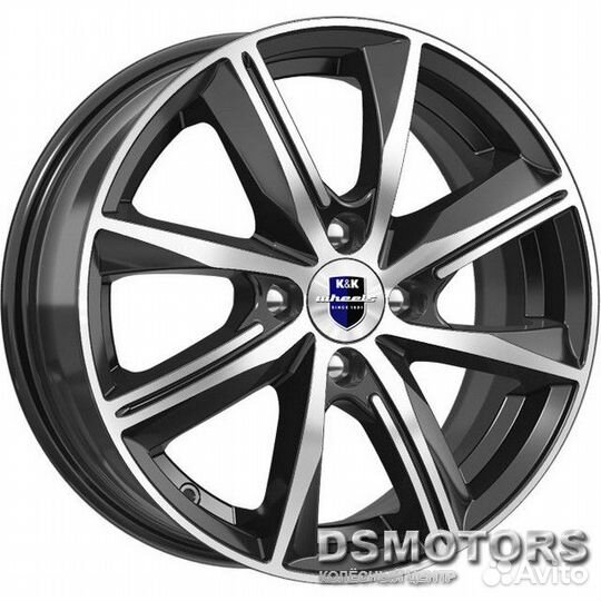 Диски Арнар 7.0/16 5x105 ET38 d56.6 алмаз чёрный