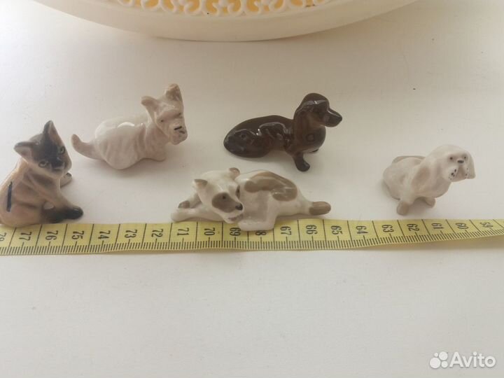 Фарфоровые статуэтки лфз все 4 шт