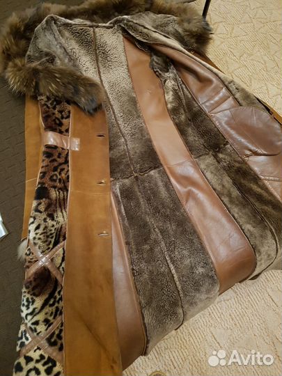 Дубленка натуральная женская 48 50