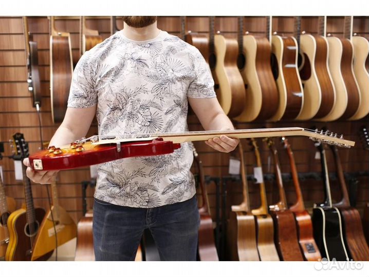 Cort CR100-CRS красный санберст электрогитара