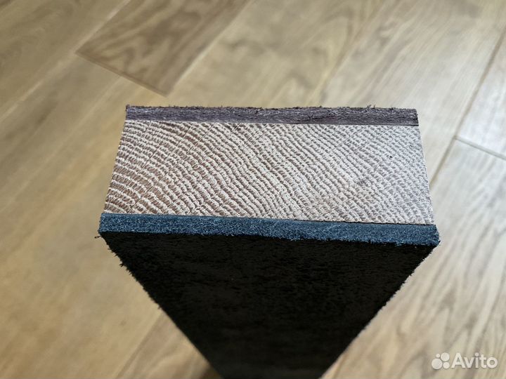 Брусок для правки ножей с кожей двусторонний