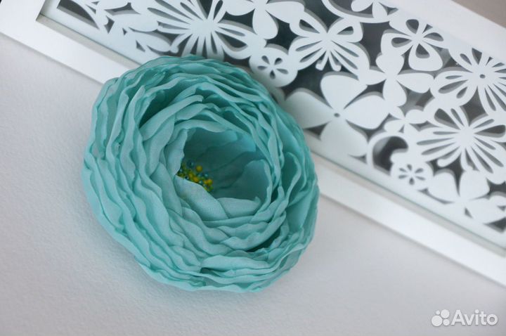 Брошь из ткани ручной работы, N 209