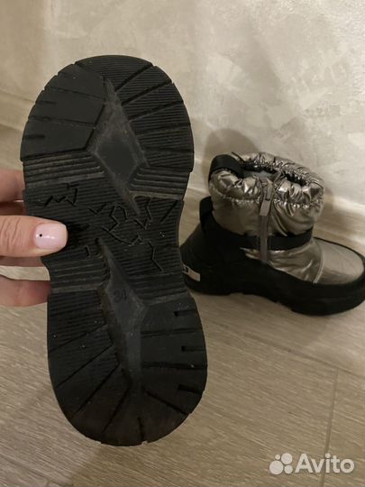 Дутики зимние для девочки, 34