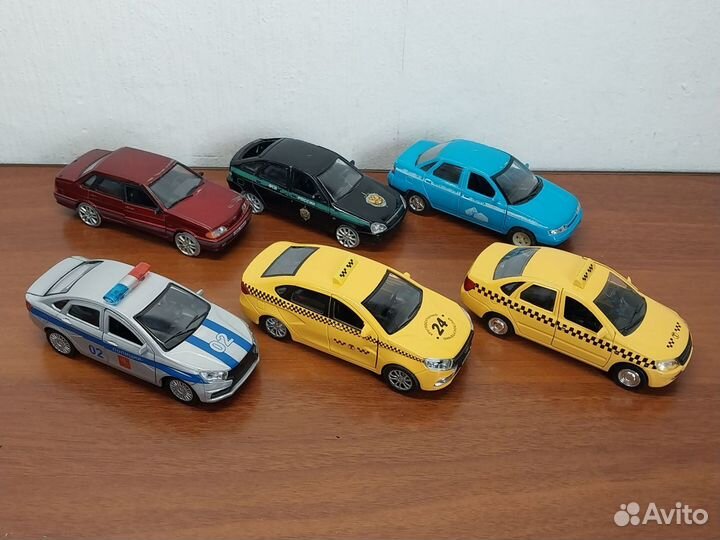 Масштабные модели LADA (Granta, Vesta, Priora)