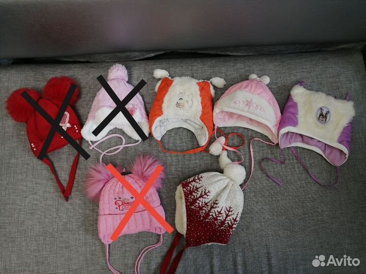 Шапки на девочку