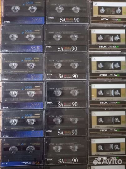 Аудиокассеты TDK SA 90 Gold, TDK SA 90