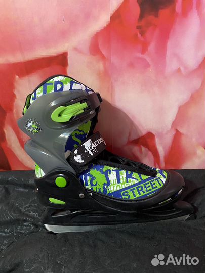 Коньки раздвижные 34-37размер