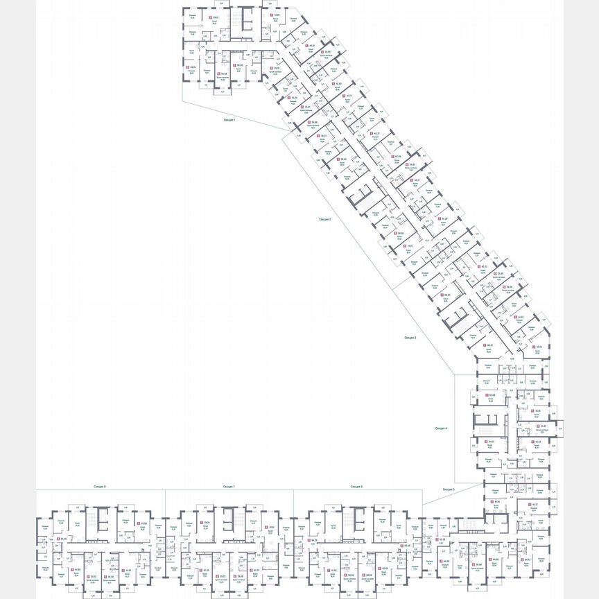 1-к. квартира, 41,8 м², 12/16 эт.
