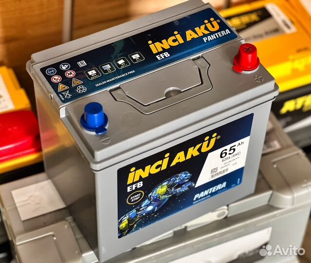 Аккумулятор inci Aku 65ah EFB на Мазду