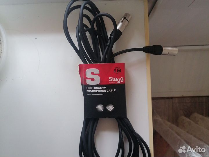 Микрофонный кабель Stagg 6M
