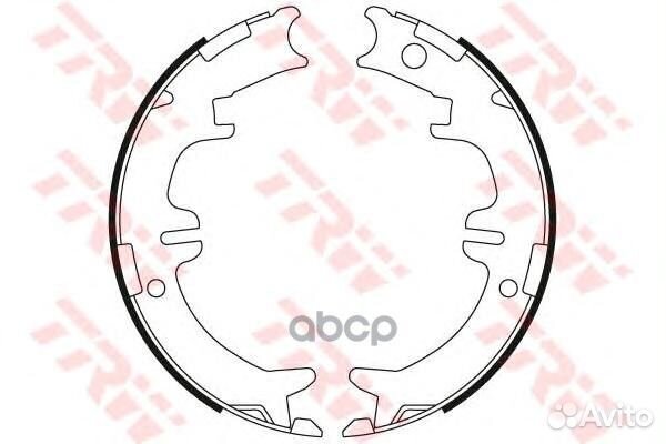 Колодки тормозные барабанные зад GS8446 TRW