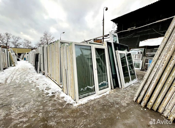 Пластиковые окна и двери бу и новые