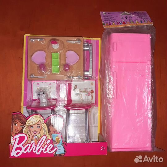 Набор 'Обеденный стол для Barbie, Холодильник
