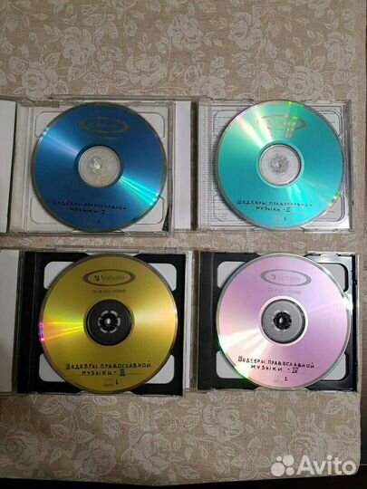 Русские христианские песнопения 5шт CD
