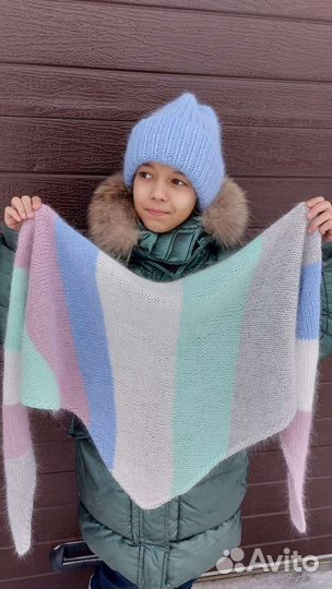 Шапка женская. Бактус. Вяжу на заказ