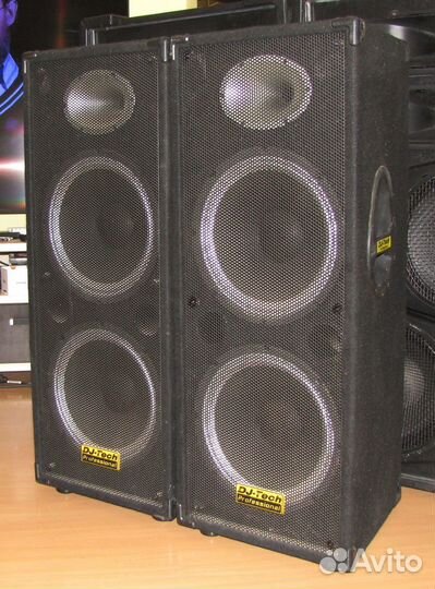 Колонки Dj-Tech 800+800W 2ш Pro-212\8 TOP Акустика