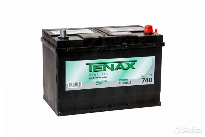 Аккумулятор Tenax TE-D31L-2 91 А/ч, 740 A