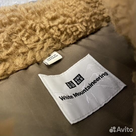 Кофта шерпа Uniqlo x White Mountaineering