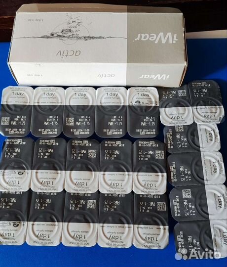 Линзы контактные однодневные