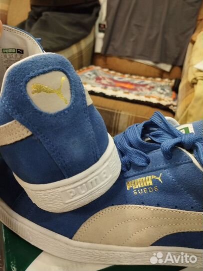 Мужские кеды Puma Suede Classic+ olympian blue