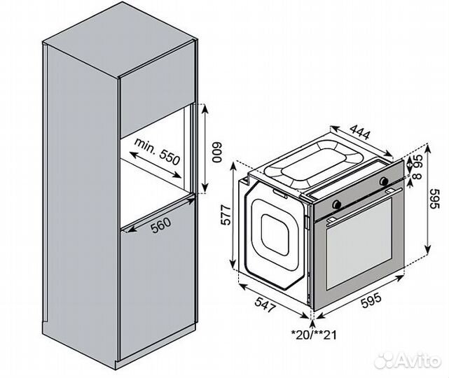 Духовой шкаф kuppersberg HF 603 B