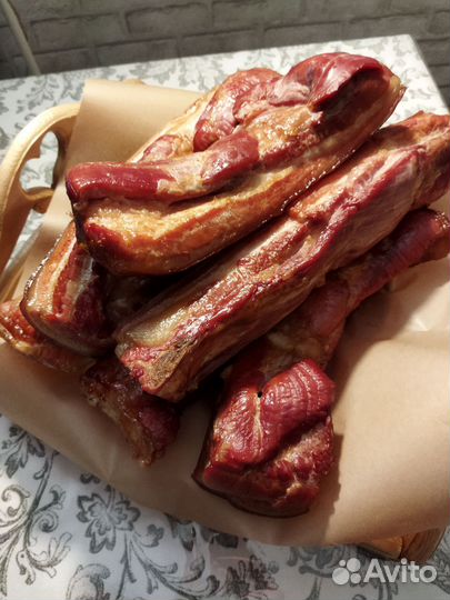 Грудинка горячего копчения