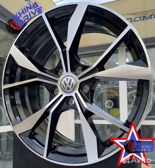 Диски VAG Volkswagen R19 5x112 Black Polished