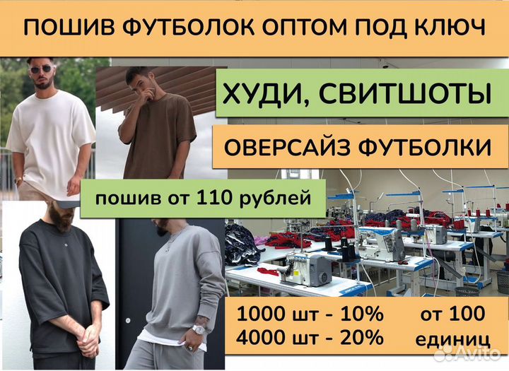 Пошив трикотажа оптом