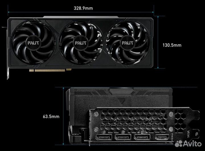 Видеокарта Palit GeForce RTX 4070 Ti JetStream