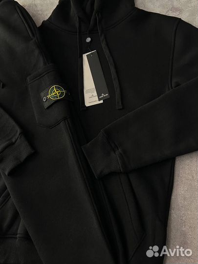 Спортивный костюм Stone Island мужской черный
