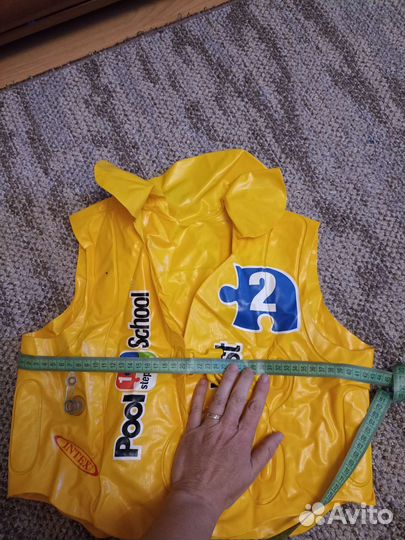 Жилет надувной для купания детский intex step 2