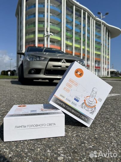 SVS Лампы светодиодные H7 чип Philips